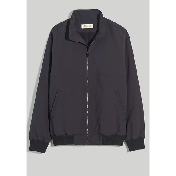 Madewell Other - Madewell Mens $148 Fleece Lined Bomber Jacket Black Size L NG388